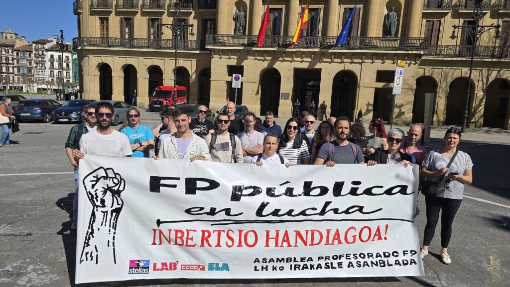 Lanbide Heziketa dualaren «ezarpen kaotikoa» kritikatu du gehiengo sindikalak Iruñean