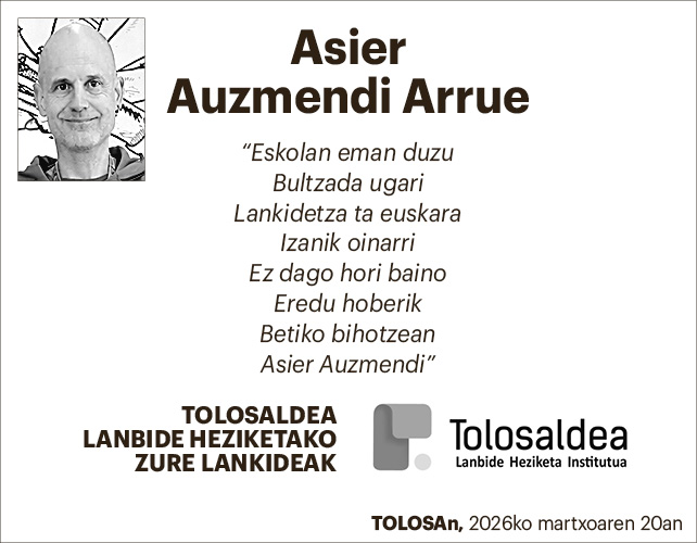 Asier Auzmendi 2x2 tolosa