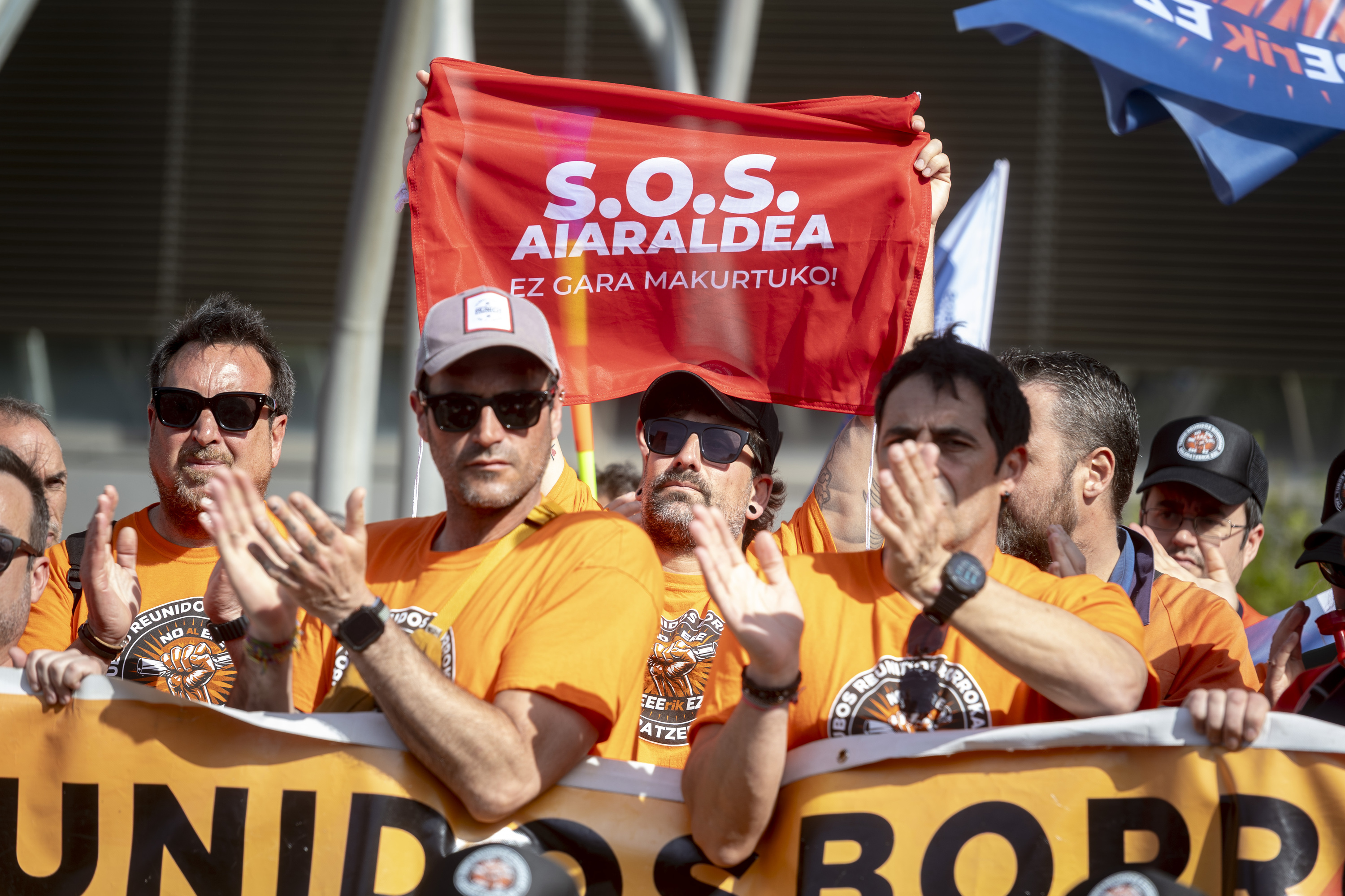 Tubos Reunidoseko Amurrioko enpresa batzordearen agerraldia. JAIZKI FONTANEDA / FOKU