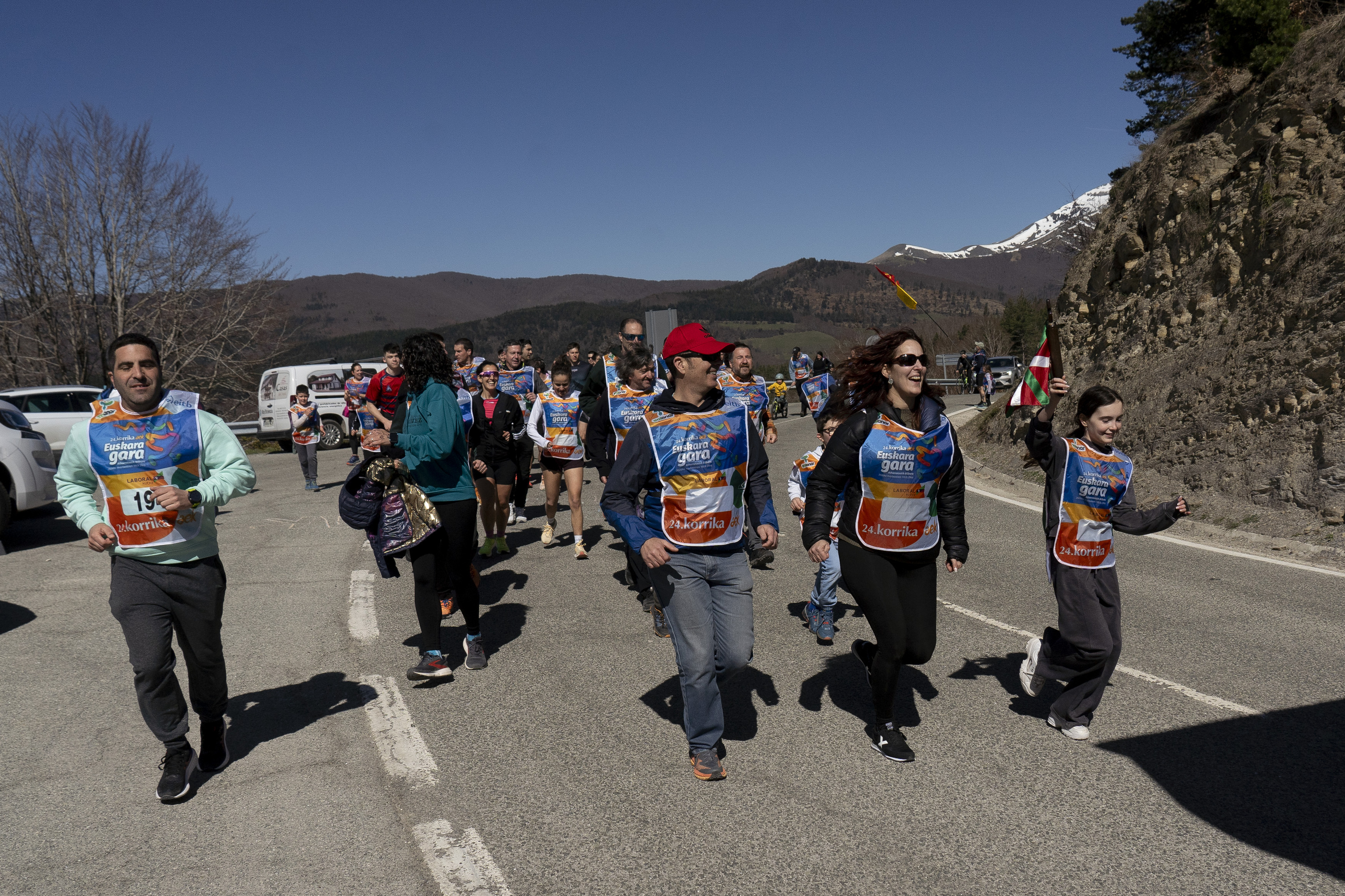 Korrika, Lazarko mendatean. IÑIGO URIZ / FOKU
