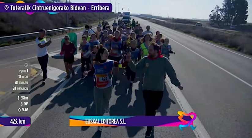 24. Korrika zuzenean. AEK