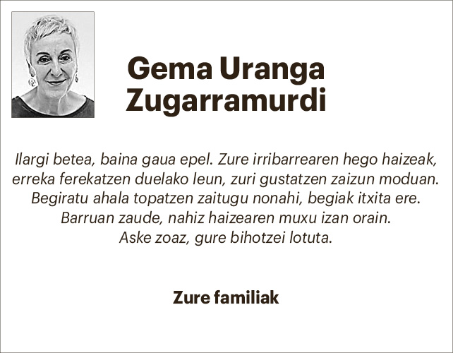 Gema Uranga 2x2 familia