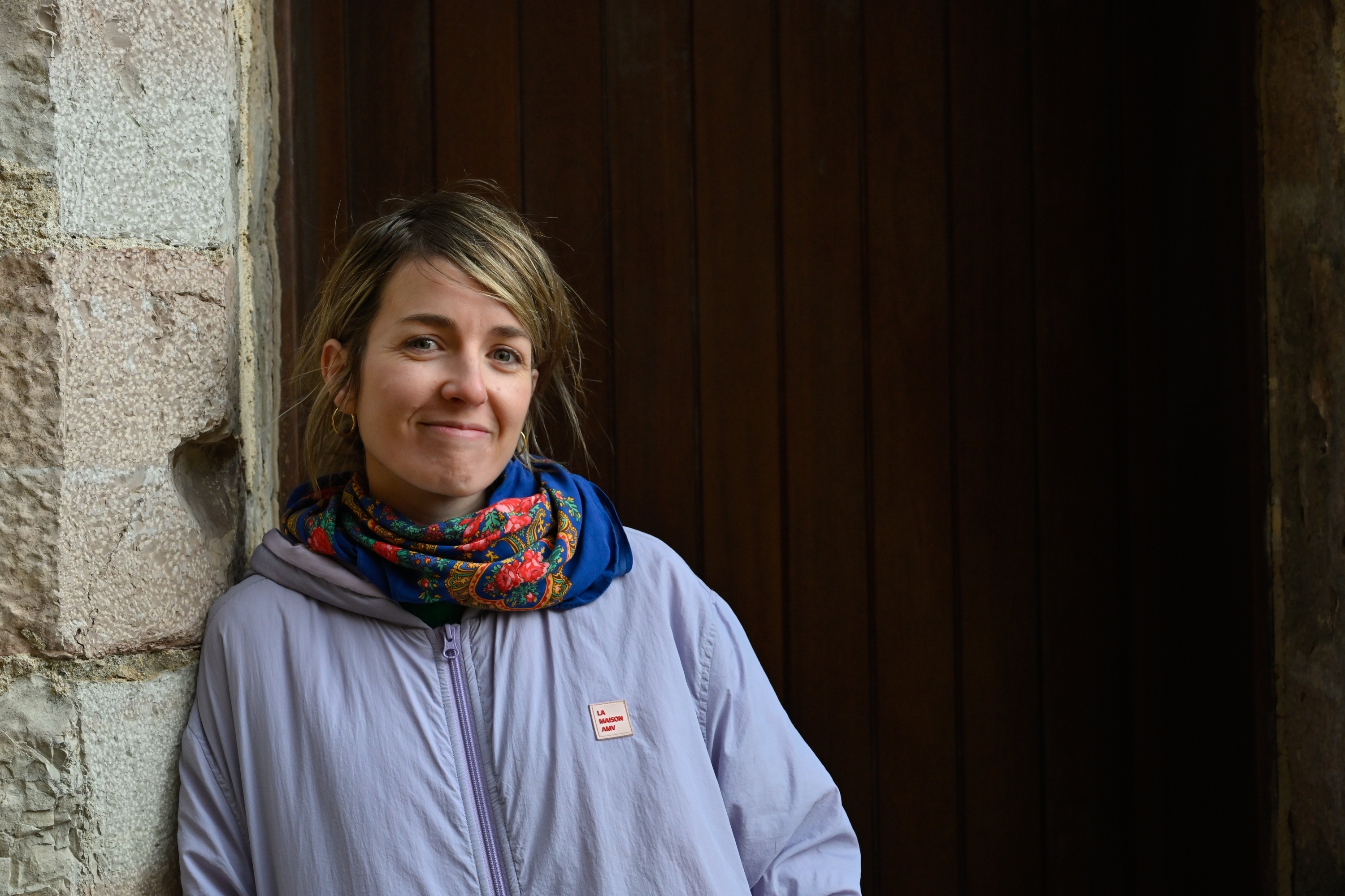 Itziar Ugarte idazle eta kazetaria, Zumaian, urtarrilaren 15ean. GORKA RUBIO / FOKU