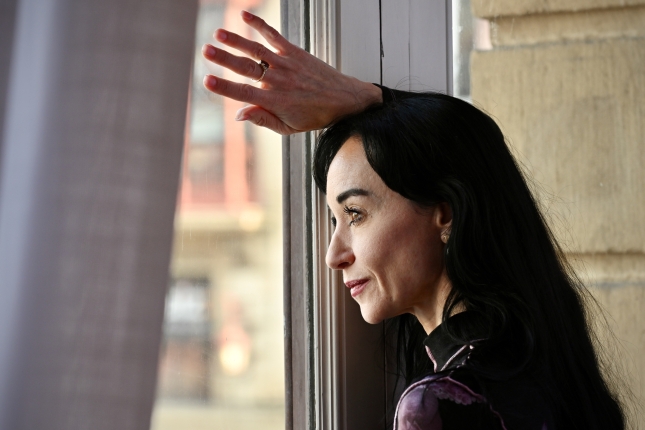 Lucia Lakarra dantzari eta koreografoa Bilboko Arriaga antzokian. MIKEL MARTINEZ DE TRESPUENTES / FOKU