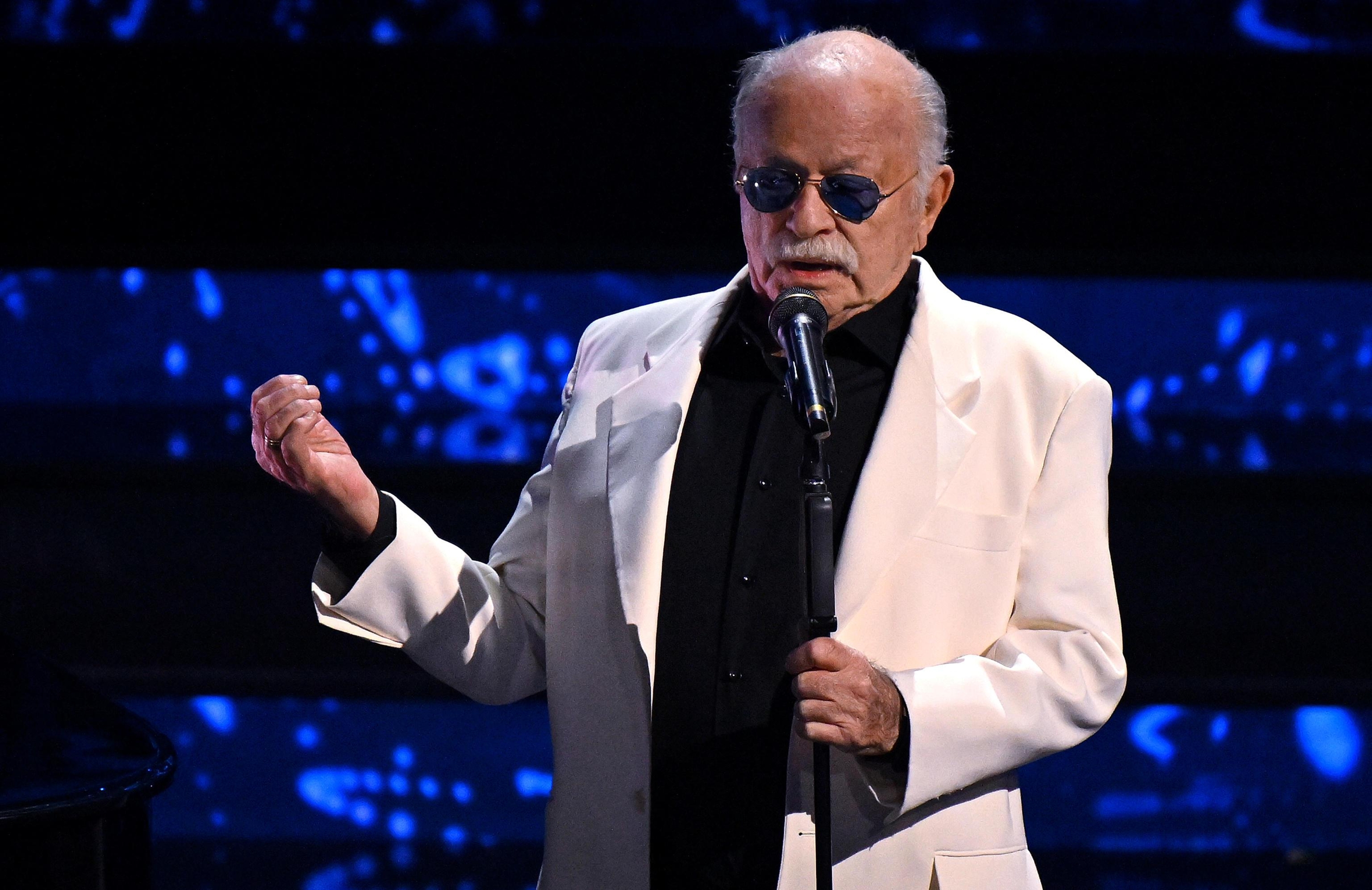 Gino Paoli kantari eta konpositorea, artxiboko irudi batean. ETTORE FERRARI / EFE