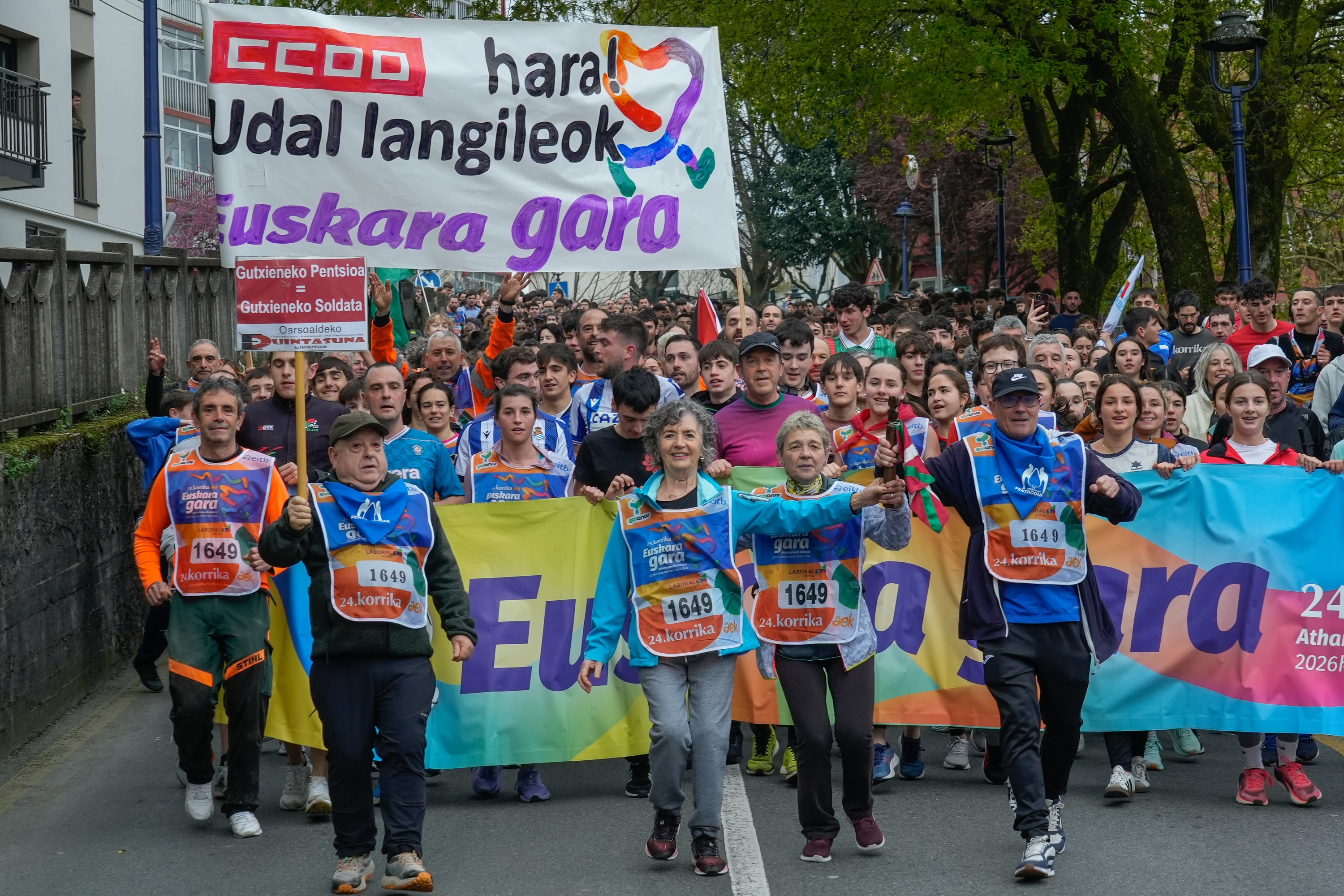 CCOOri mezua, Errenterian. ANDONI CANELLADA / FOKU