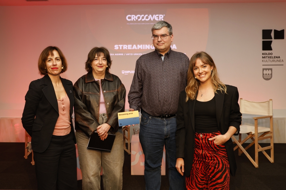 Katixa Agirre, Kristina Zorita, Urtzi Urkizu eta Nahia Sillero Crossover jaialdian