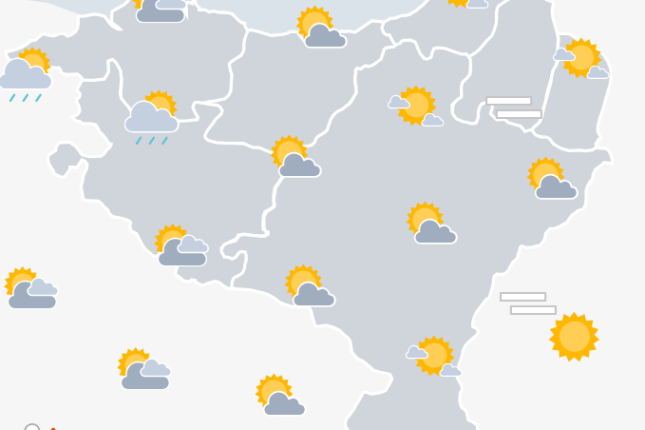 Euskalmeten biharko iragarpena.