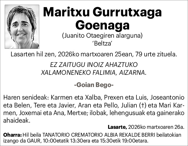 Maritxu Gurrutxaga 2x2 (Aizarna)