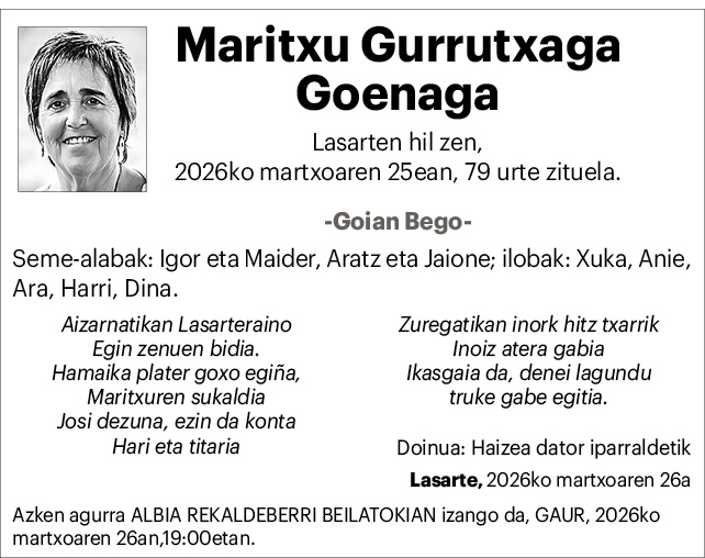 Maritxu Gurrutxaga 2x2 (semealabak)