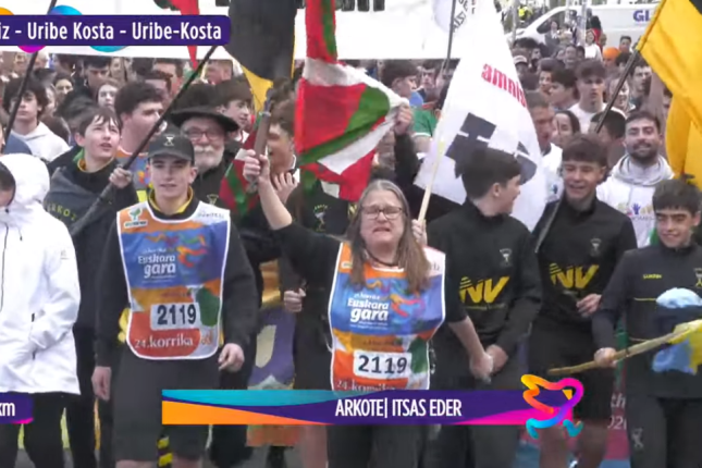 Korrika: Arkote arraun taldearen kilometroan, Marga lekukoarekin