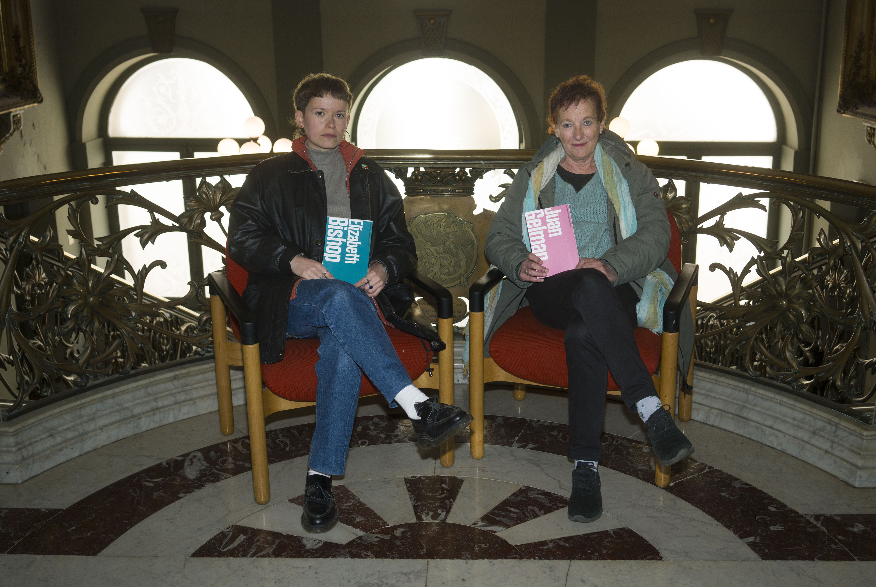 Leire Vargas eta Bego Montorio, gaur, Donostian. JON URBE / FOKU