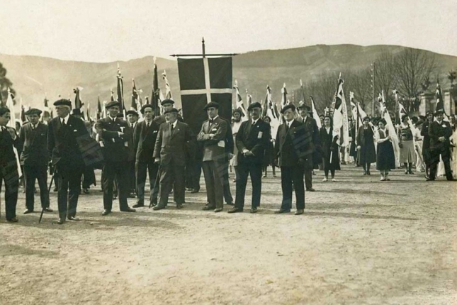 Luis Arana Goiri, Bilbon, lehen Aberri Egunean.