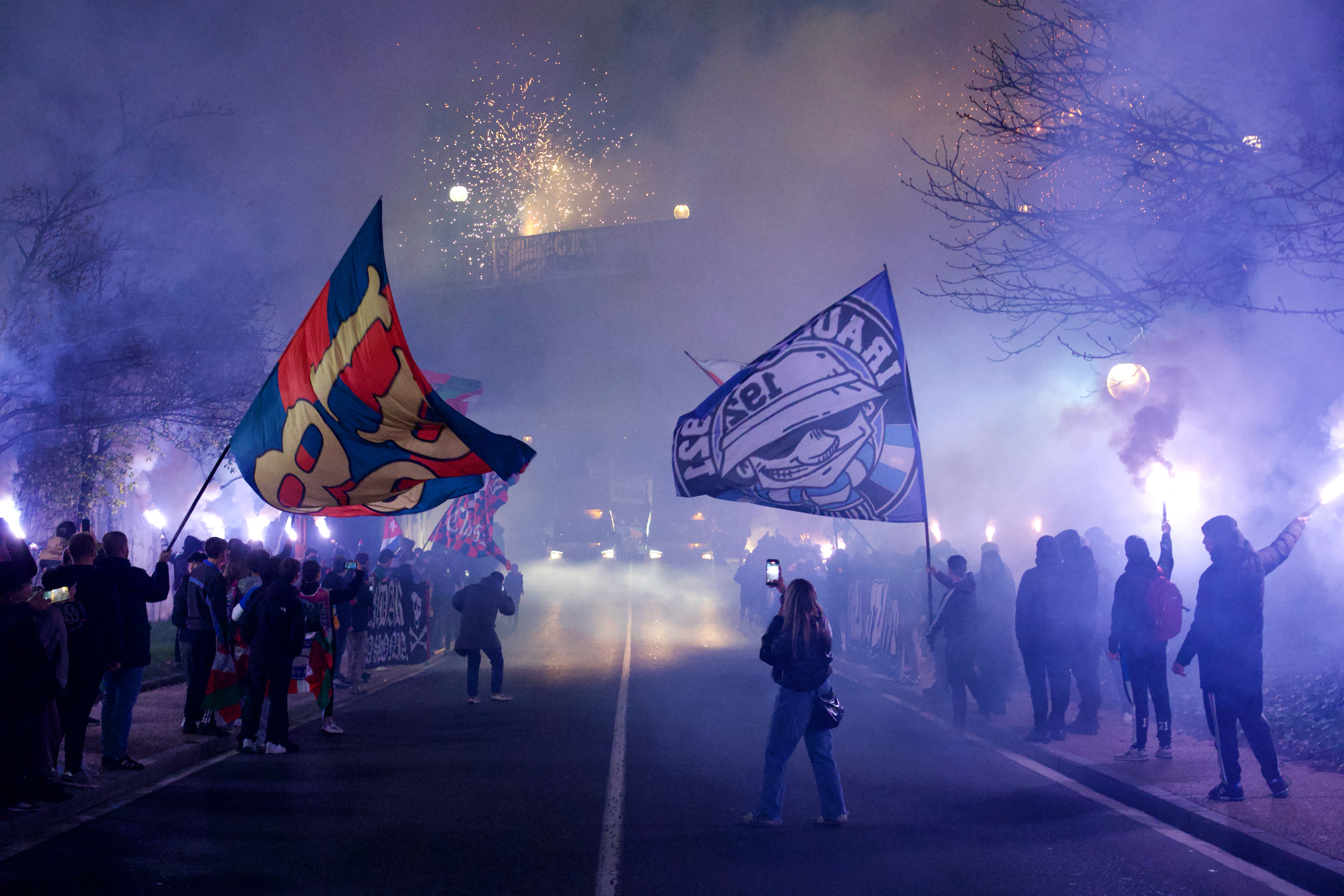 Iraultza 1921ren eta Indar Baskoniaren harrera Korrikari, Gasteizen. ENDIKA PORTILLO / FOKU