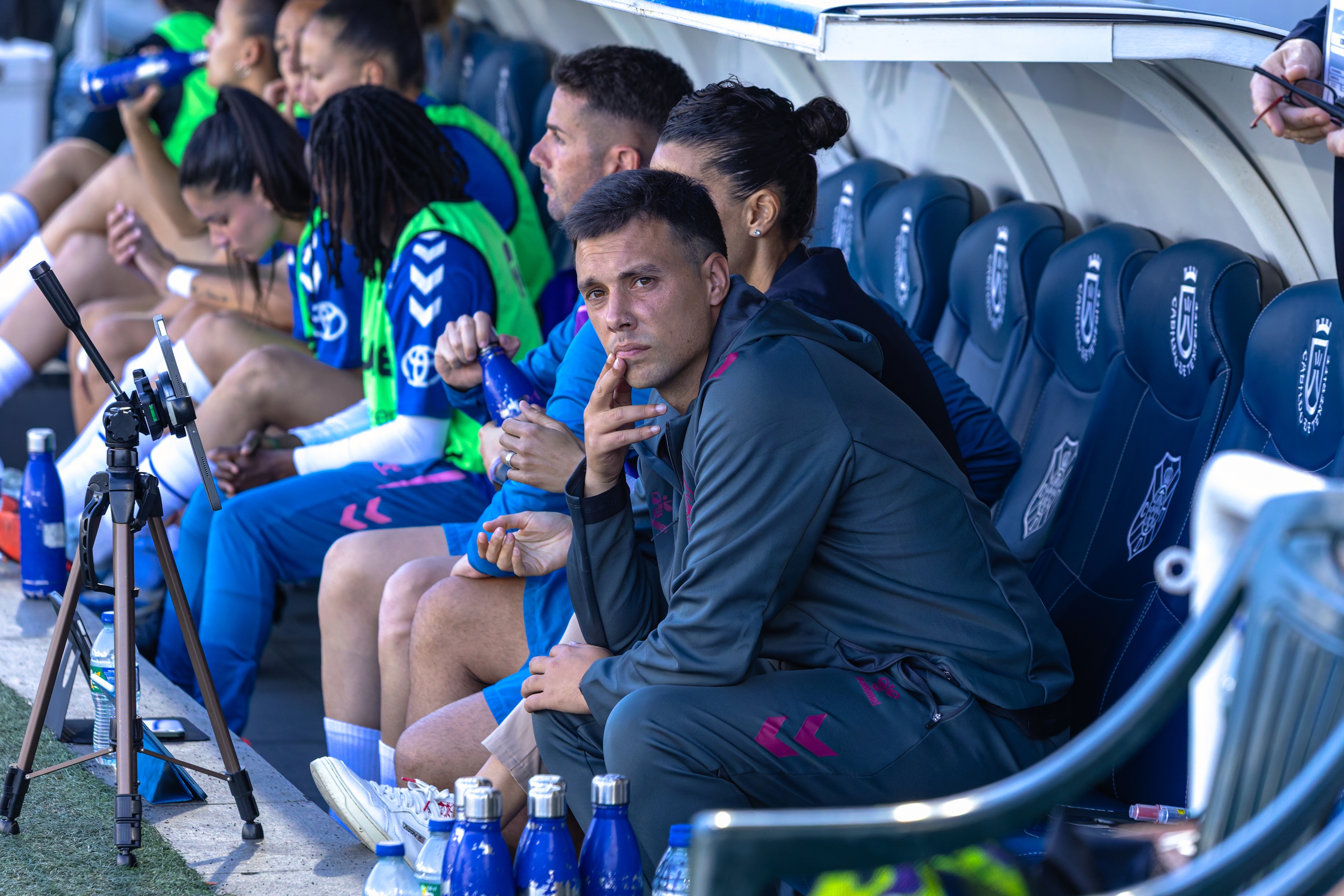 Yerai Martin Costa Adeje Tenerifeko entrenatzailea. GIOVANNI BATISTA