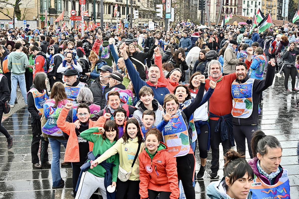 Korrika Bilbon, gaur. MIKEL MARTINEZ DE TRESPUENTES / FOKU