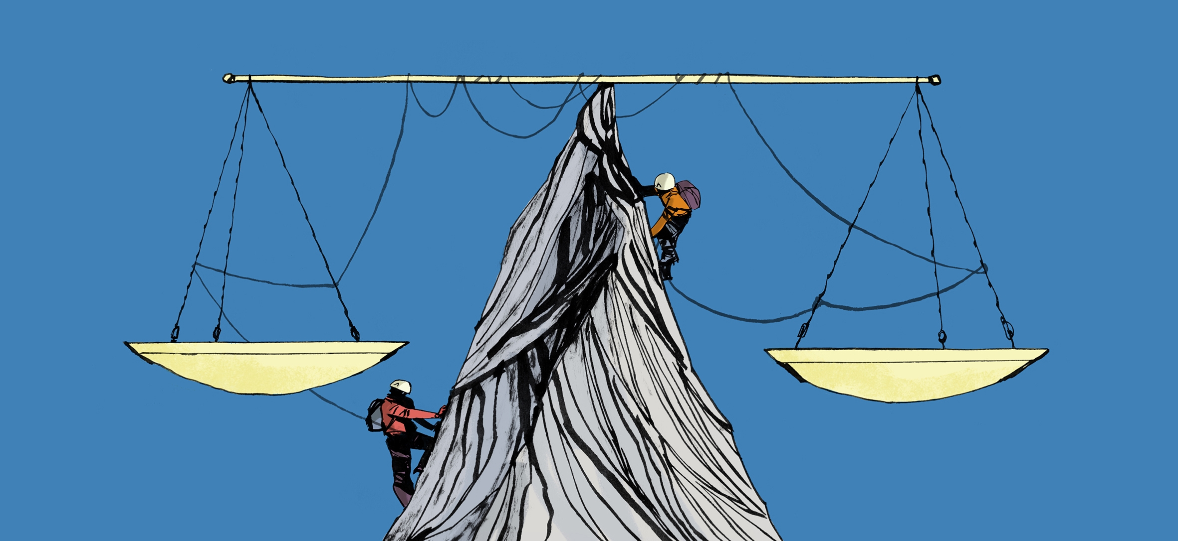 Justizia mendian ilutrazioa