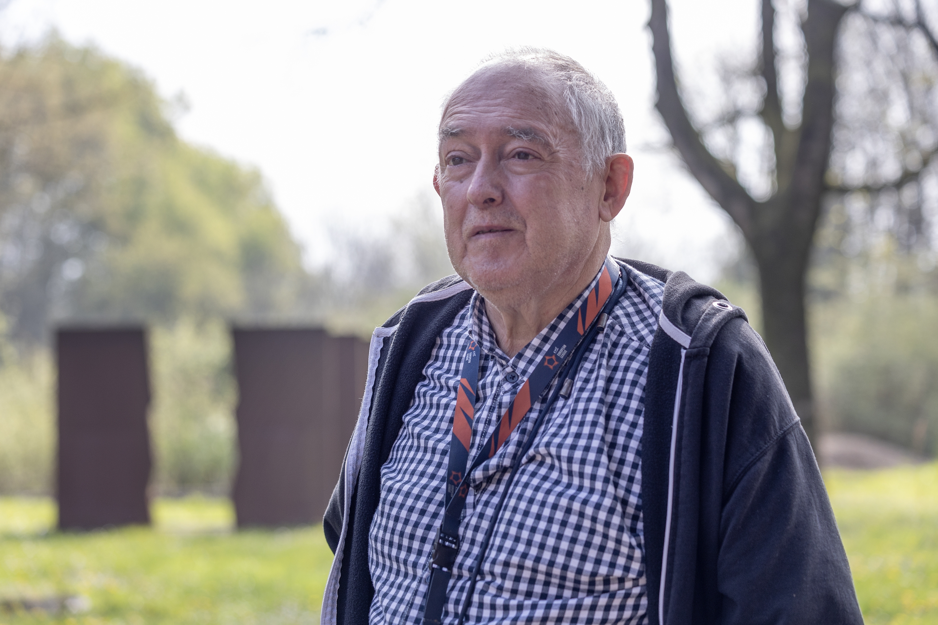 Angel Amigo zinema ekoizle eta Segoviako iheslaria. MAIALEN ANDRES / FOKU