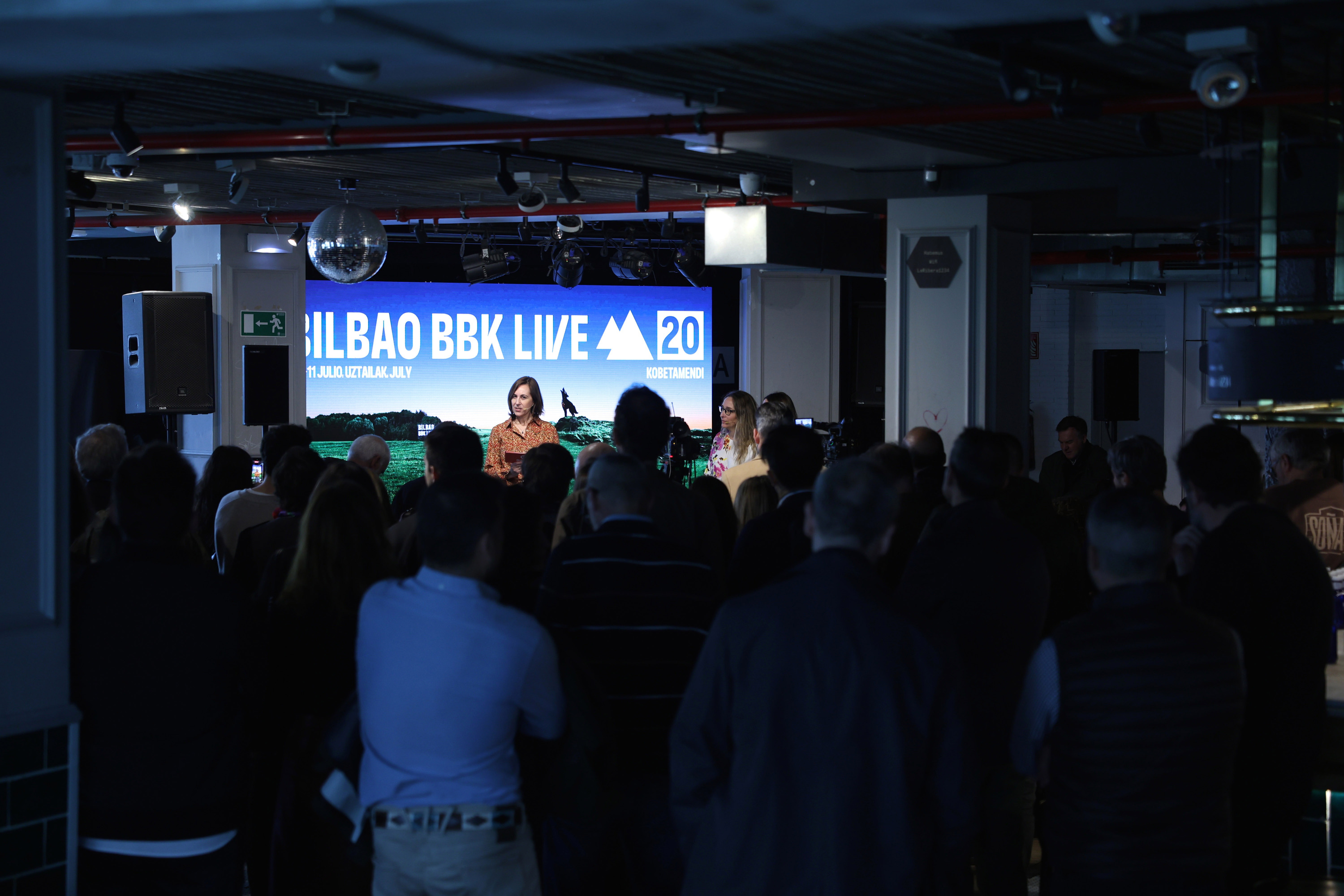 Bilbao BBK Live jaialdiaren hogeigarren urteurrenaren aurkezpena. OSKAR MATXIN EDESA / FOKU