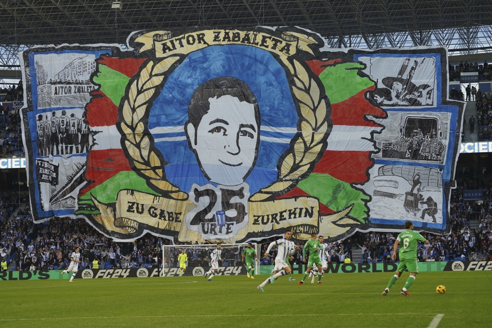 Aitor Zabaleta omenaldia. Aitor Zabaleta omenaldia.