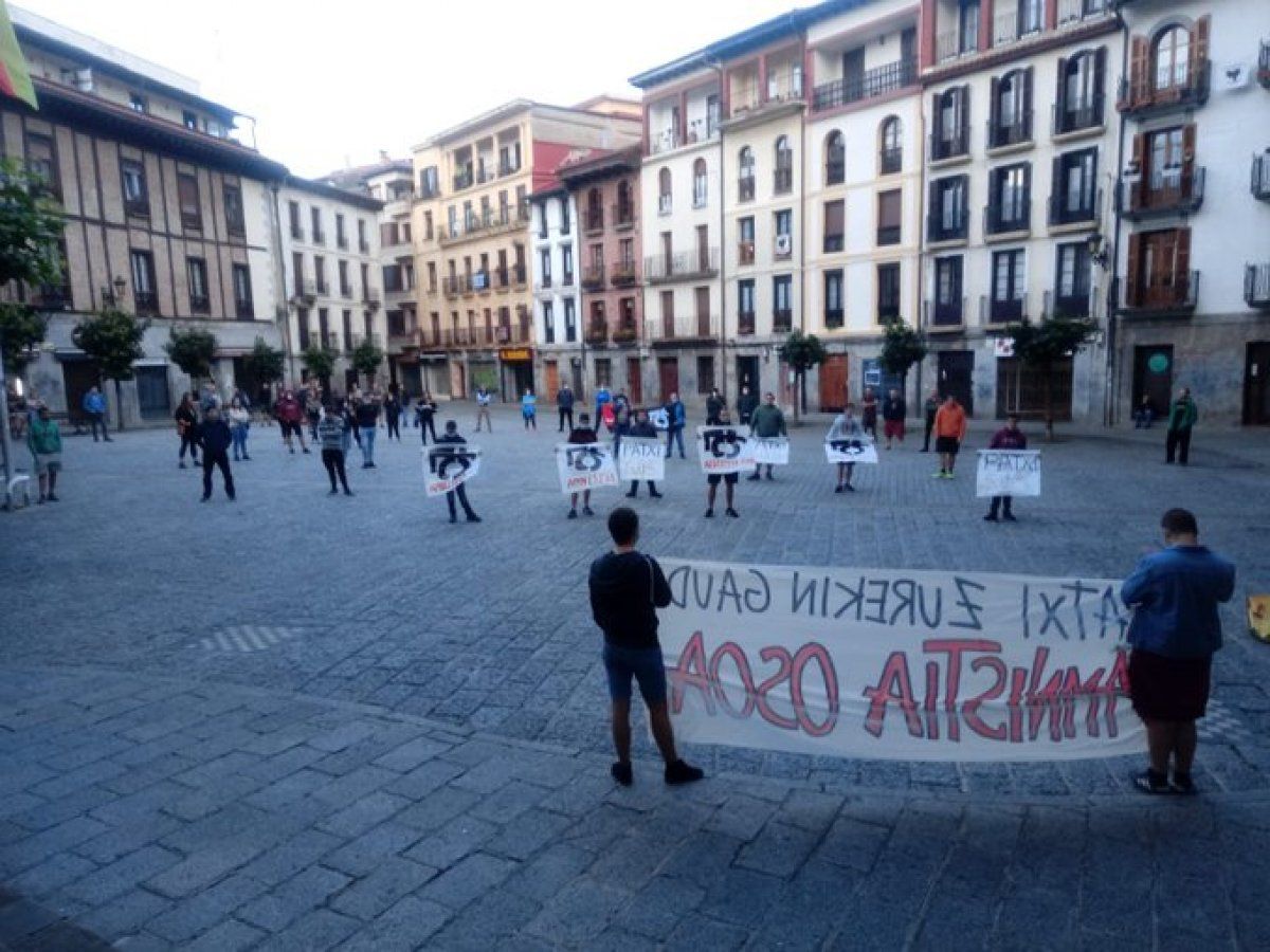 Hernanin (Gipuzkoa) egunotan izandako elkarretaratze bat.