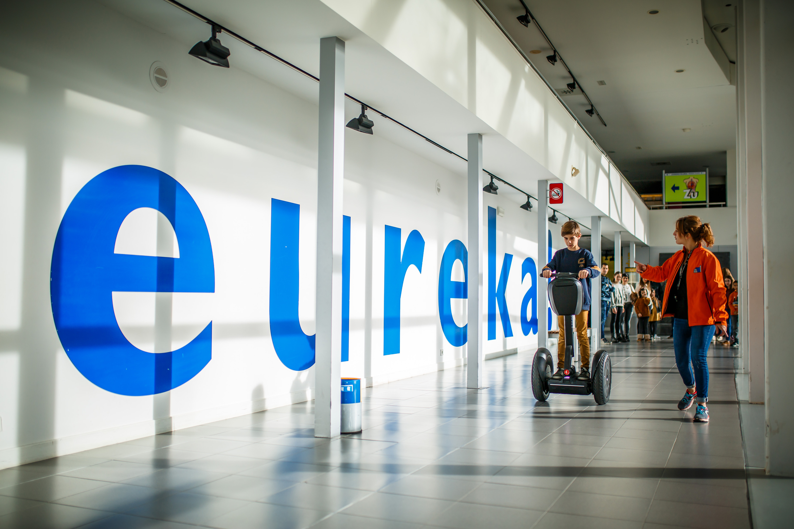 Eureka zientzia museoaren barruko irudi bat. IREKIA