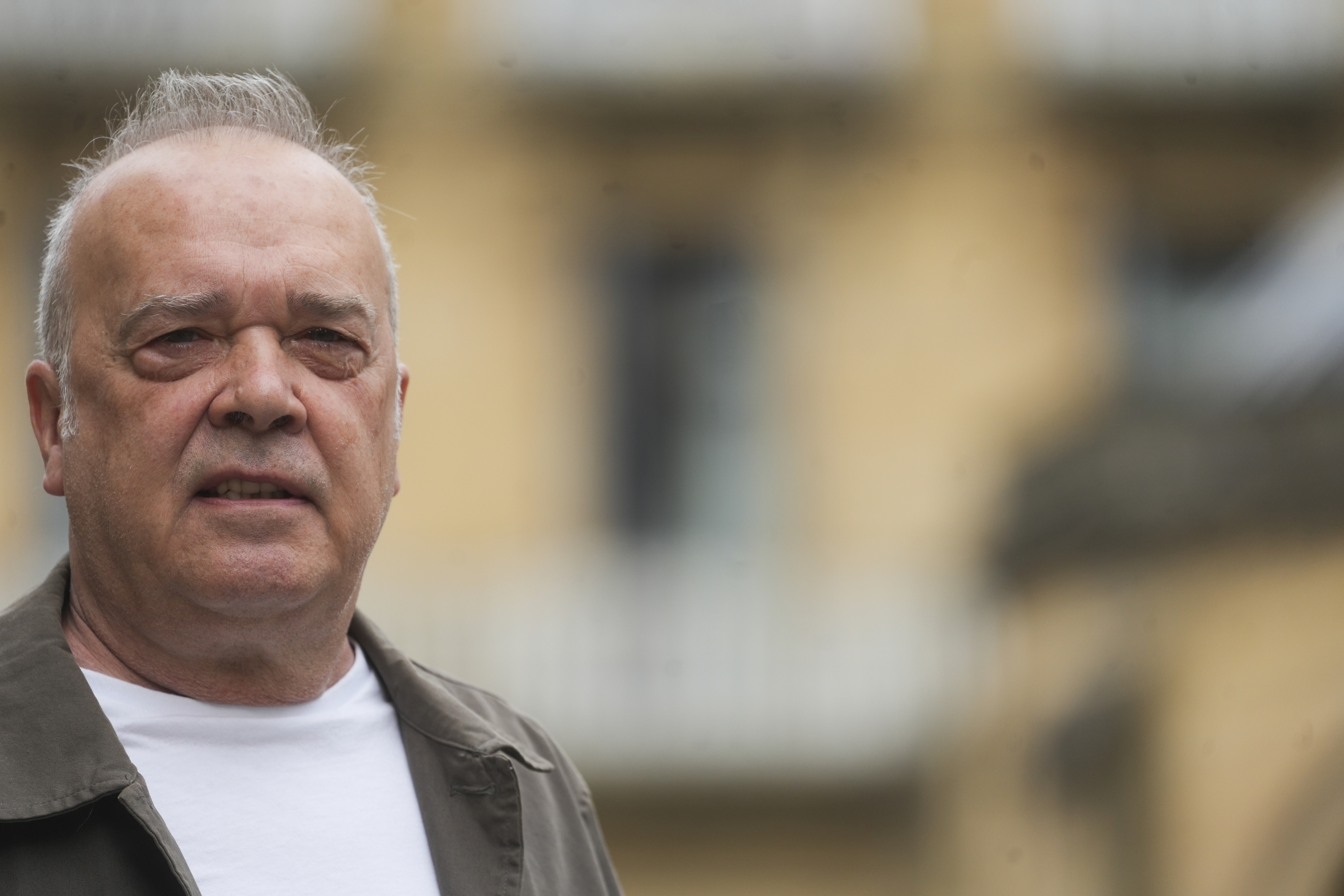 Gotzon Arrizabalaga filosofia irakaslea, Donostian, apirilaren 10ean. JAGOBA MANTEROLA / FOKU