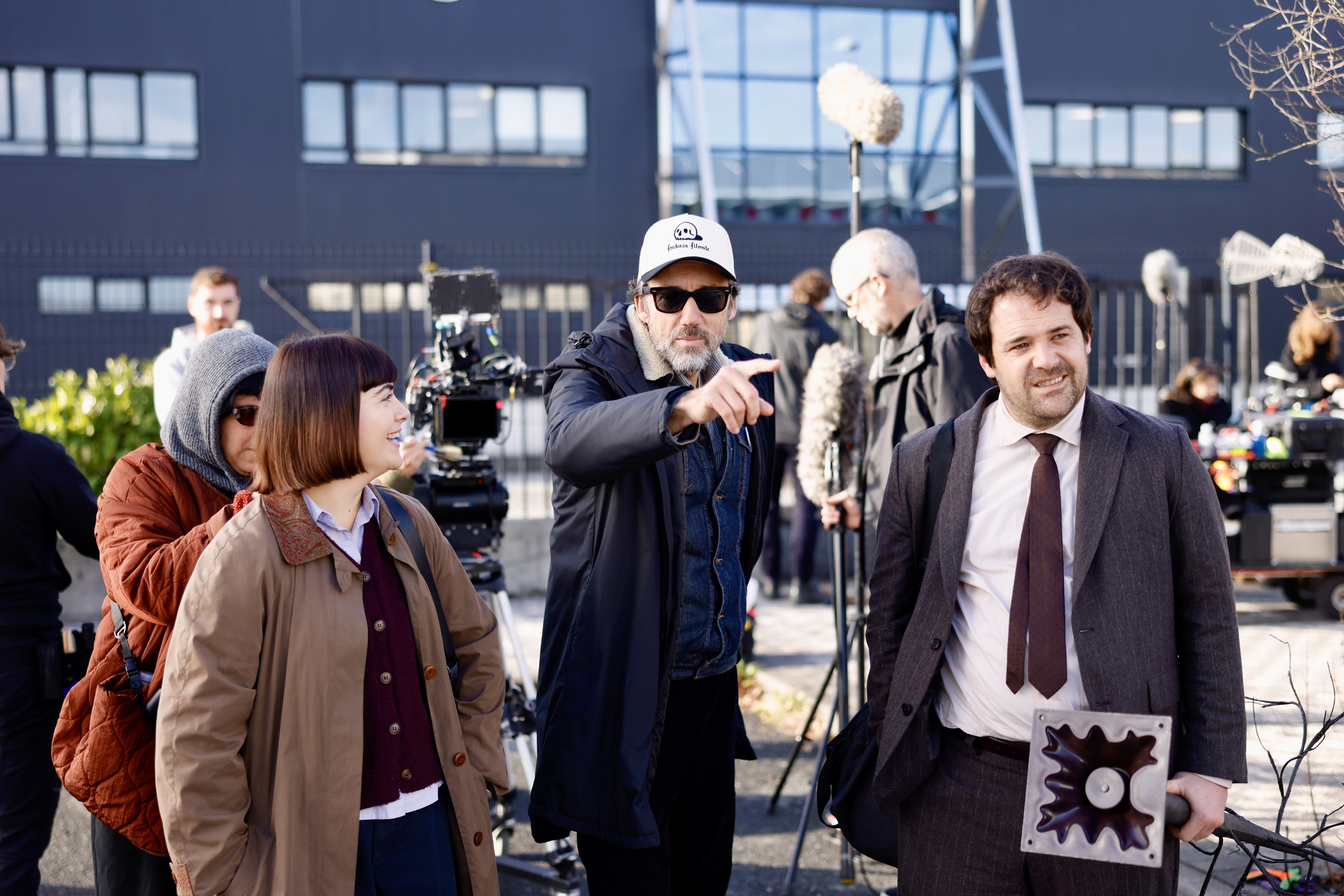 Koldo Almandozen 'Azken agurra' filmaren filmaketaren artxiboko irudi bat. DAVID HERRANZ