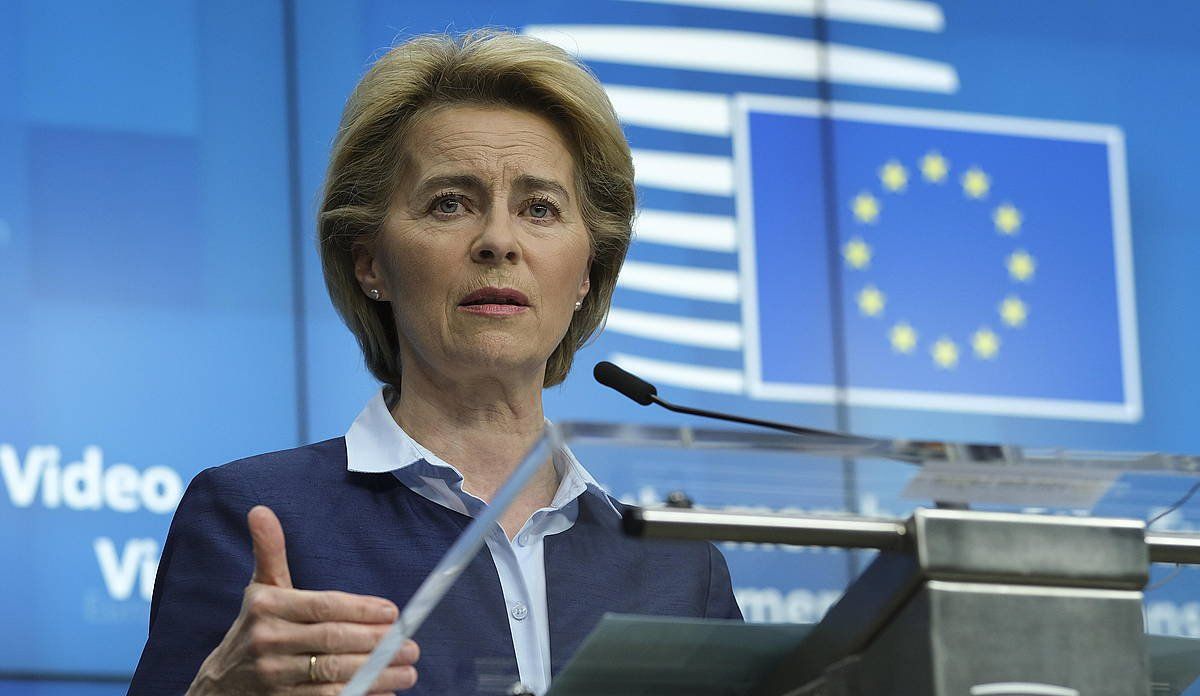 Ursula von der Leyen, artxiboko irudian,. OLIVIER HOSLET / EFE