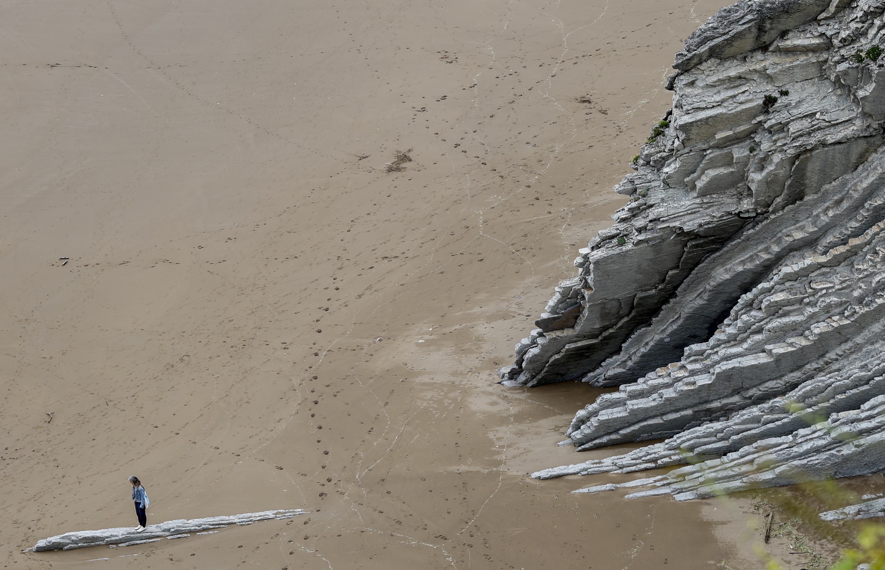 Itzurun hondartza. JUAN HERRERO / EFE