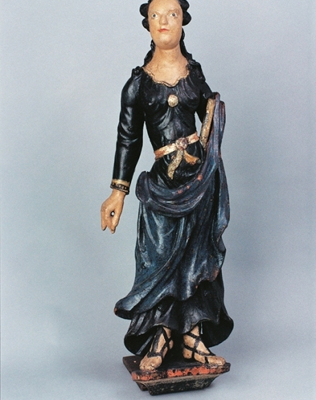 XVIII-XIX. mendeetako brankako irudia, jatorriz Bermeokoa. BILBOKO EUSKAL MUSEOA