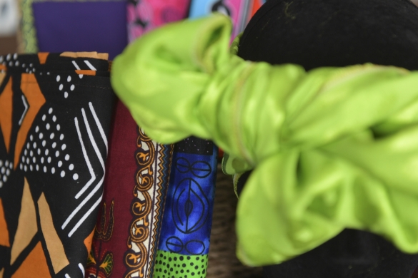 Samanta Kingek egindako zapietako batzuk. IDOIA ZABALETA / FOKU