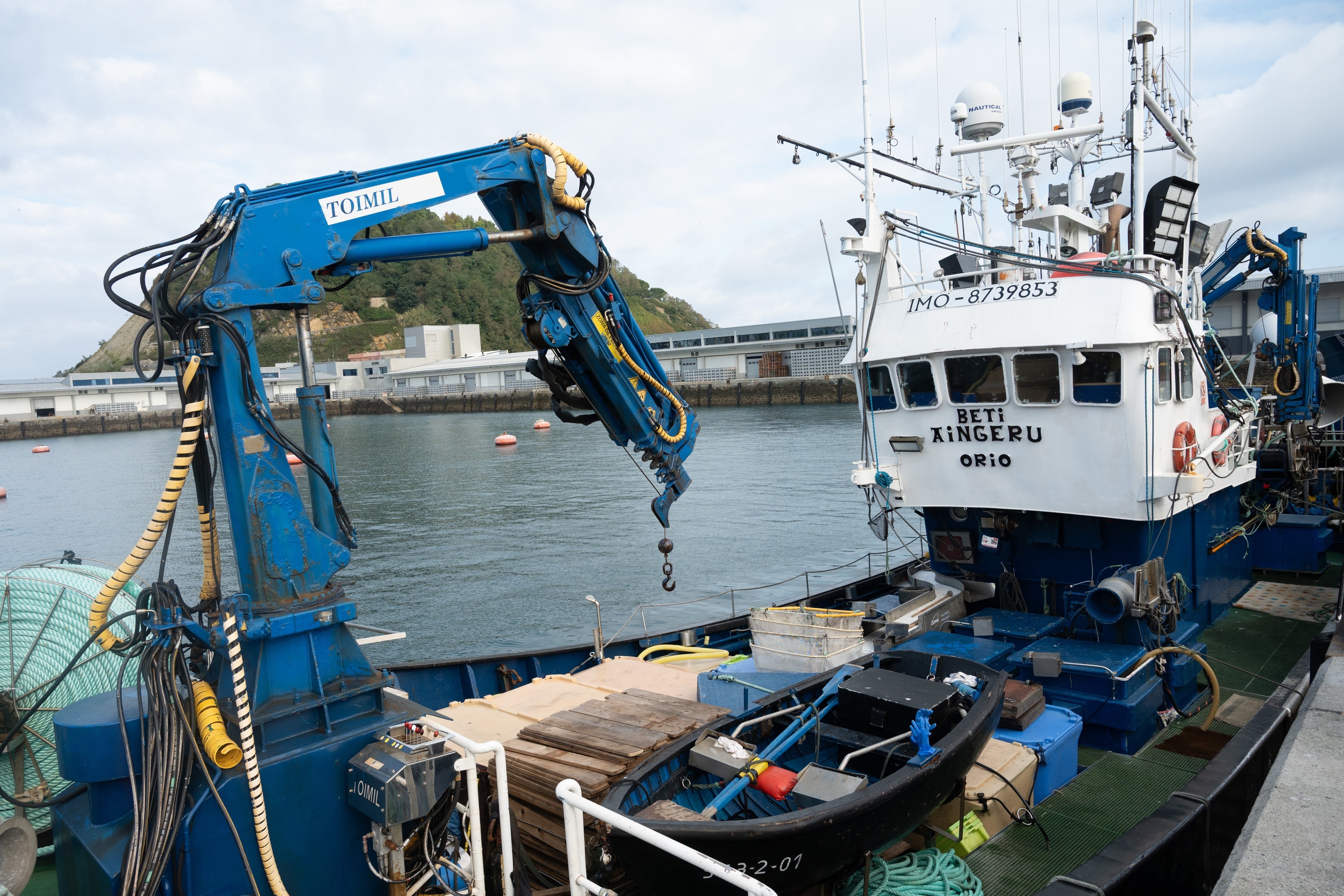 'Beti aingeru' arrantzontzia, Getarian, artxiboko irudi batean. GORKA RUBIO / FOKU