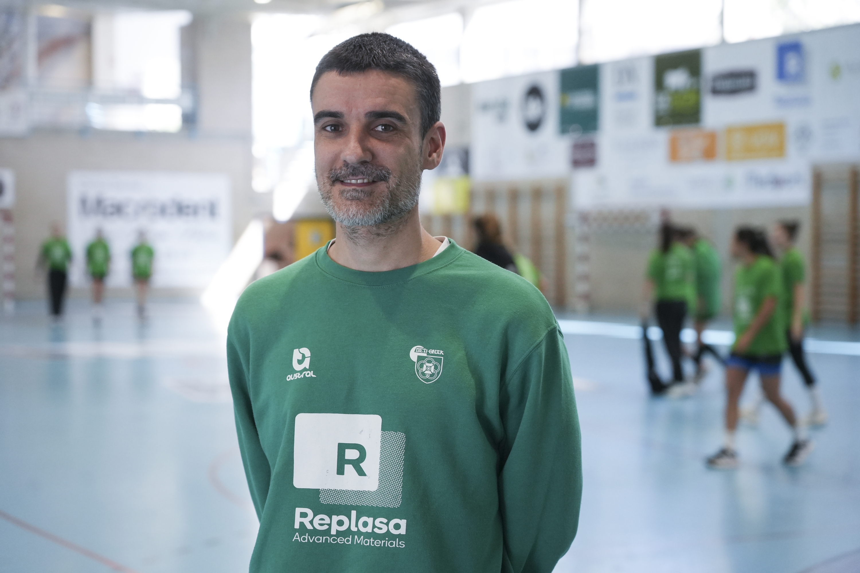 Miguel Etxeberria, Beti Onak taldeko entrenatzailea. JAGOBA MANTEROLA / FOKU