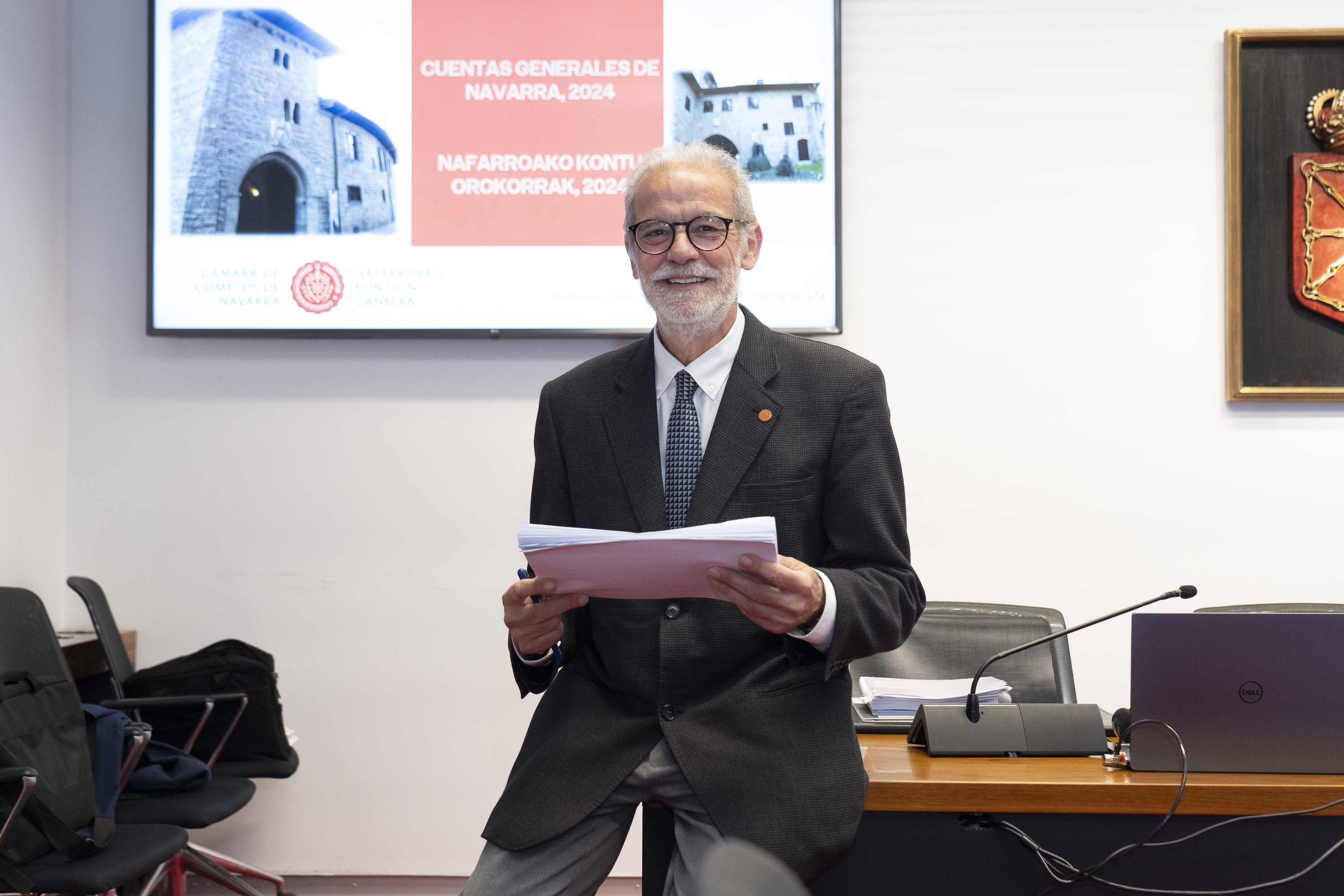 Ikuskatzailearen zorroztasun teknikoa auzitan jarri du Nafarroako Kontu Ganberako presidenteak