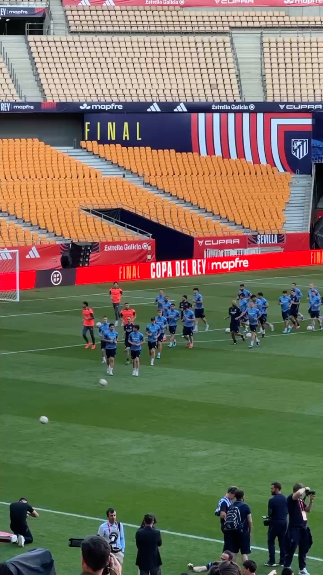 Espainiako Kopako finala | Azken entrenamendua