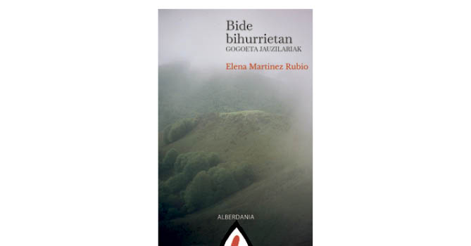 'Bide bihurrietan' liburuaren azala. BERRIA