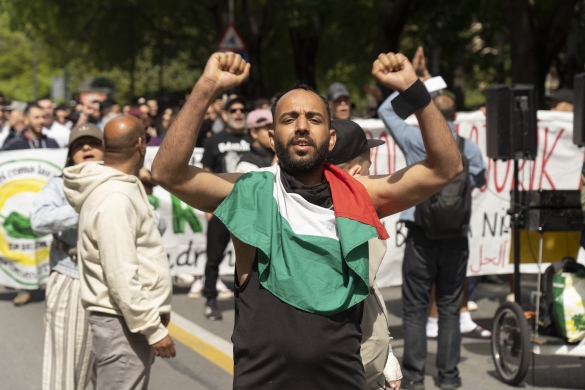 Arantzadiko hustearen aurkako manifestazioa