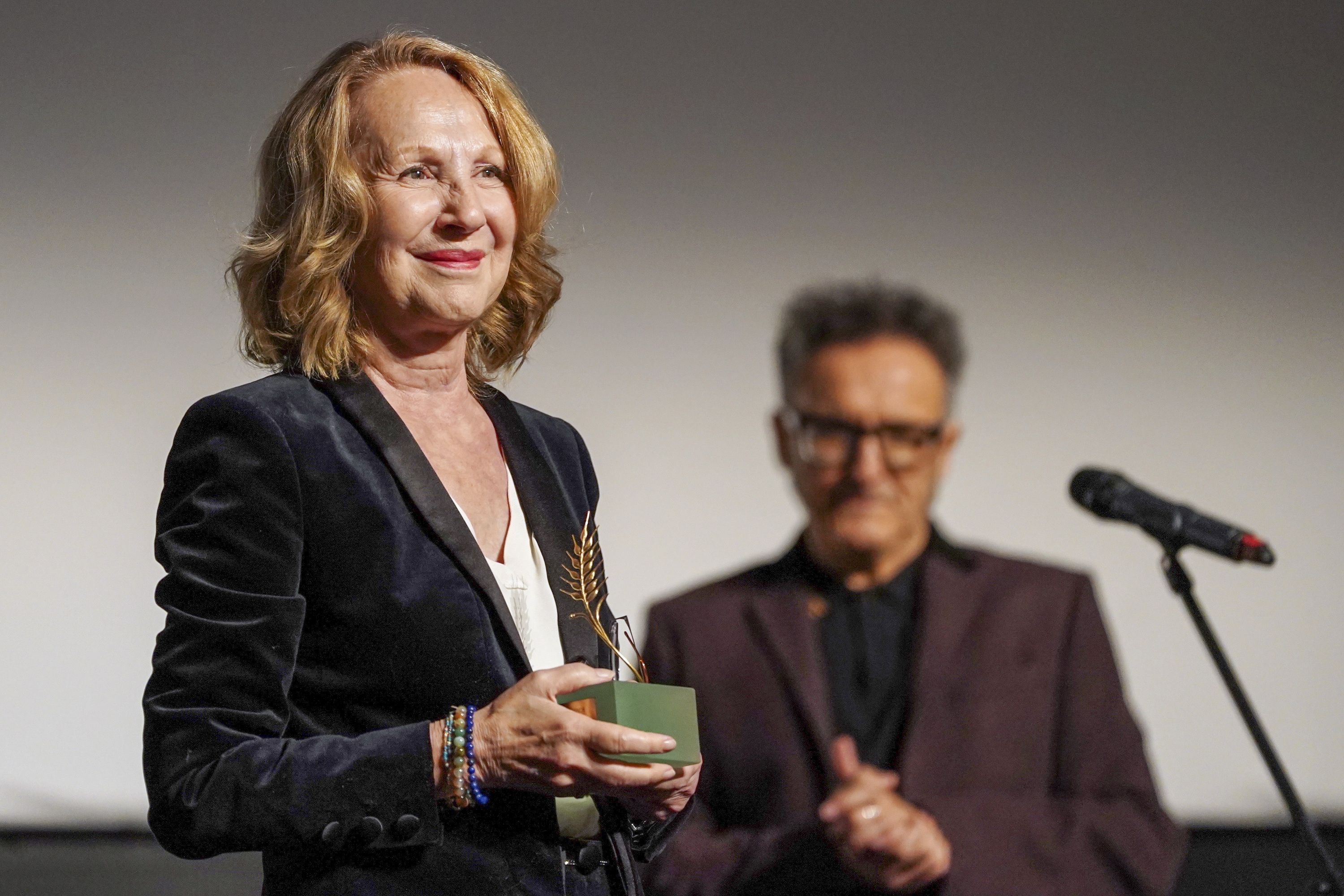 Nathalie Baye, Valladolideko Zinema jaialdian, 2023an. NACHO GALLEGO / EFE