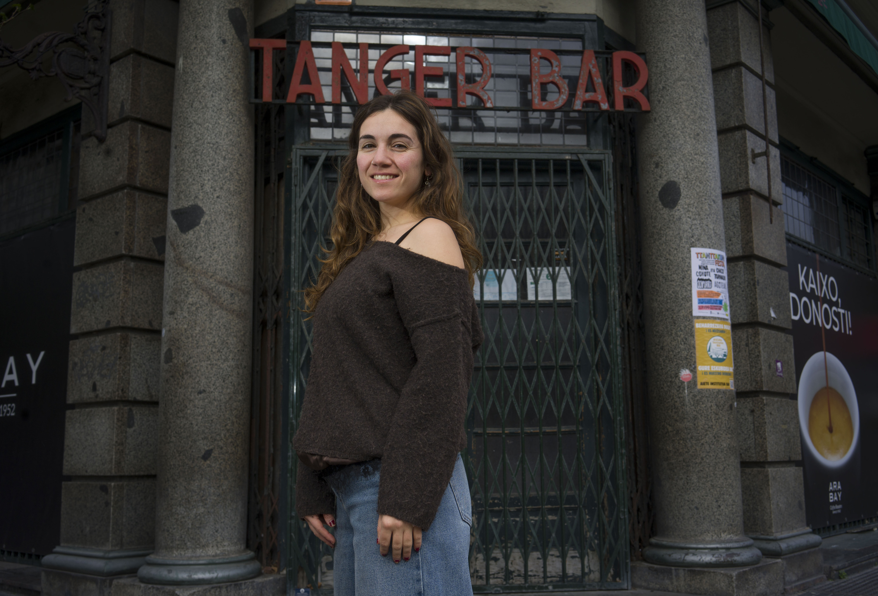 Jone Arriola zinemagile eta 'Lehen aldiz' telesaileko zuzendaria, Donostian, apirilaren 14an. JON URBE / FOKU