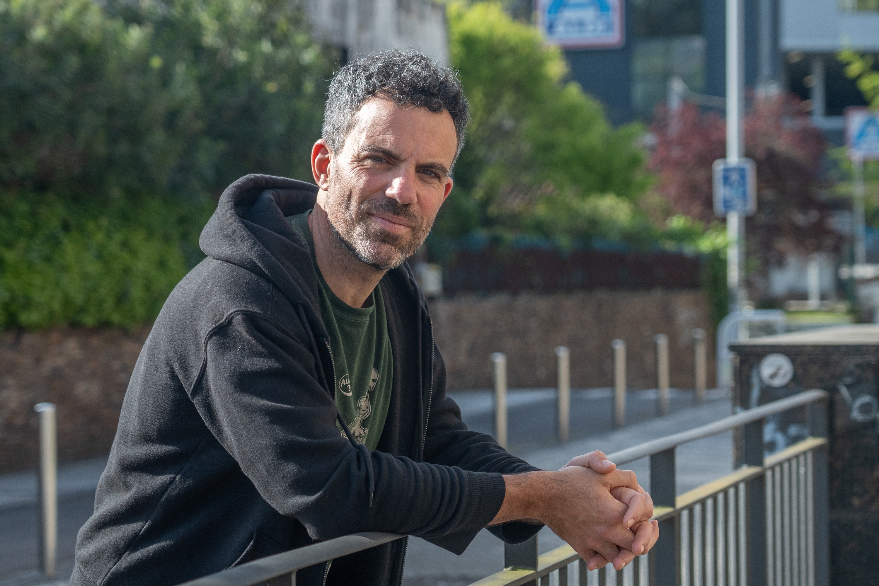 Kepa Errasti aktorea, Donostian. ANDONI CANELLADA / FOKU