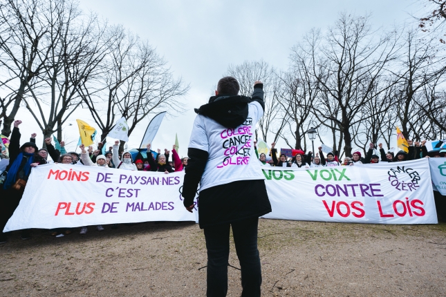 FRANCE - Demonstration Cancer colere against Duplomb law