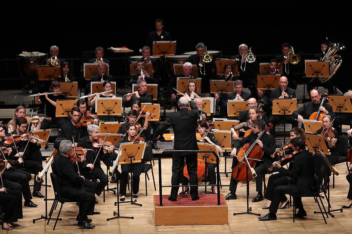 Euskadiko Orkestra, martxoan Istanbulen emandako kontzertuan. EUSKADIKO ORKESTRA