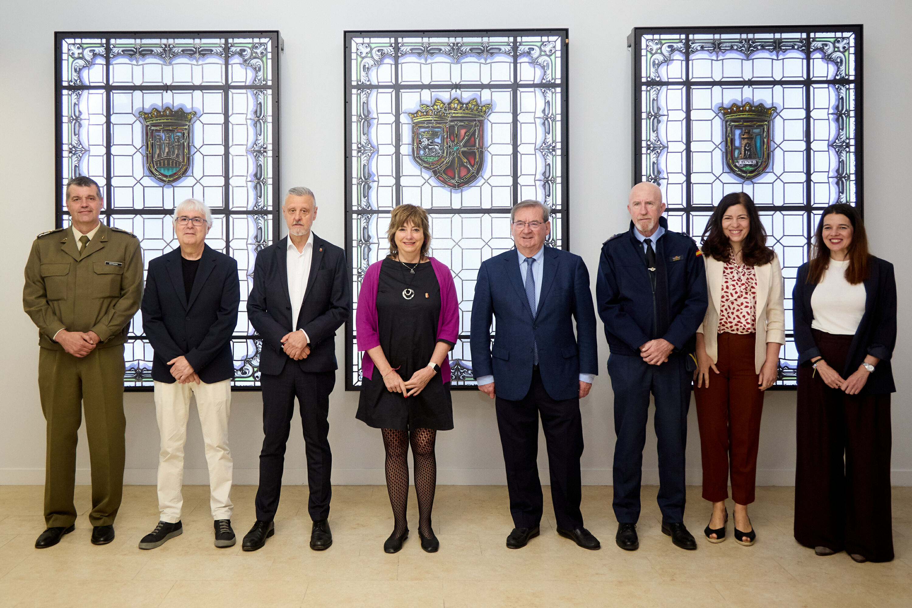 Espainiako eta Nafarroako gobernuetako ordezkariek izan duten bileran protokoloa eta memoriaren proiektua aztertzeko. IÑIGO ALZUGARAI / NAFARROAKO GOBERNUAK UTZITAKO IRUDIA