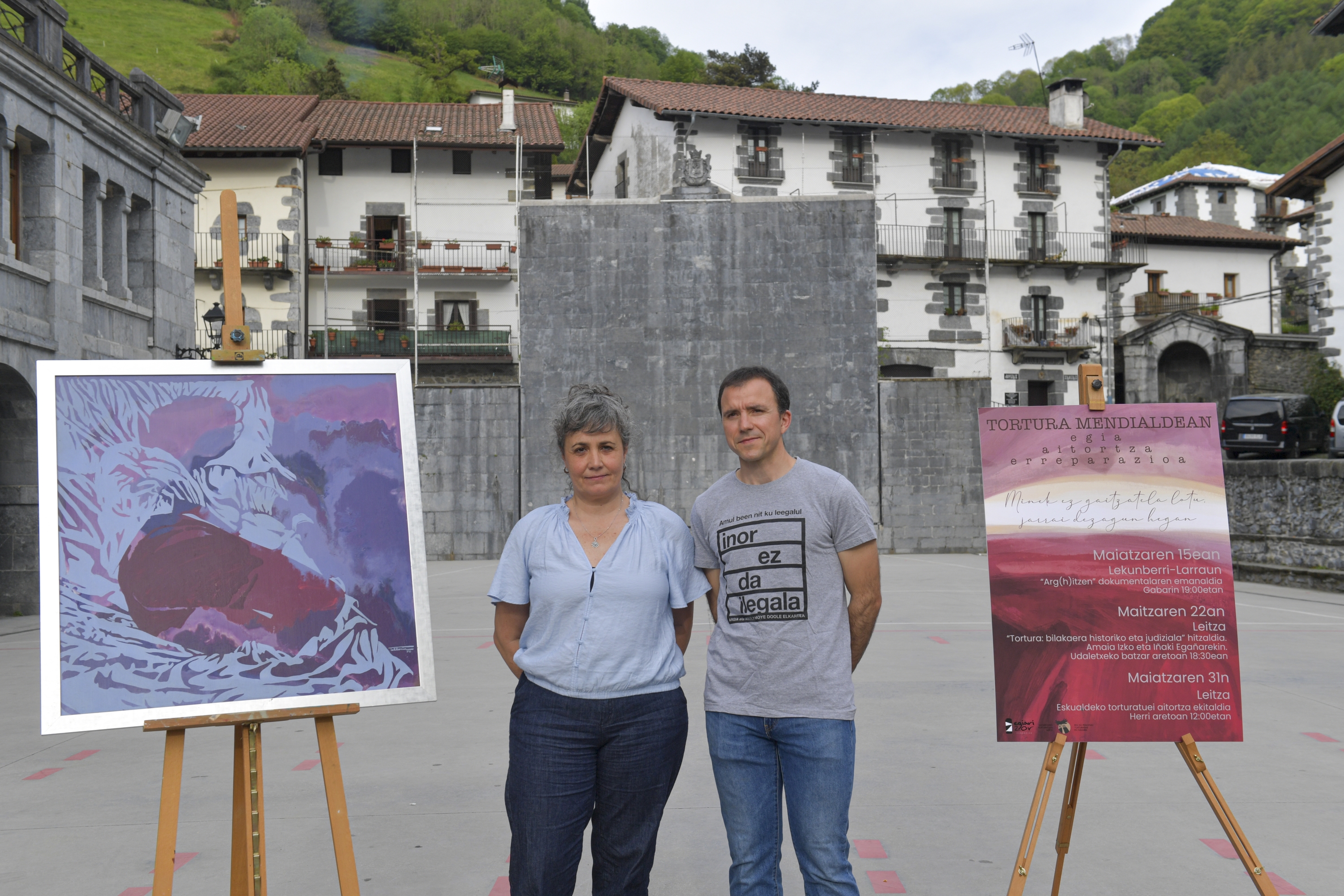 Torturaren biktimak oroitzeko egitasmo sorta bat jarri dute abian Nafarroako Mendialdean