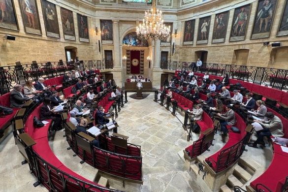 Bizkaiko Batzar Nagusien osoko bilkura, gaur, Gernika-Lumoko batzar etxean. BERRIA