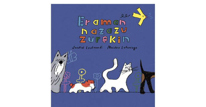 'Eraman nazazu zurekin' liburuaren azala.