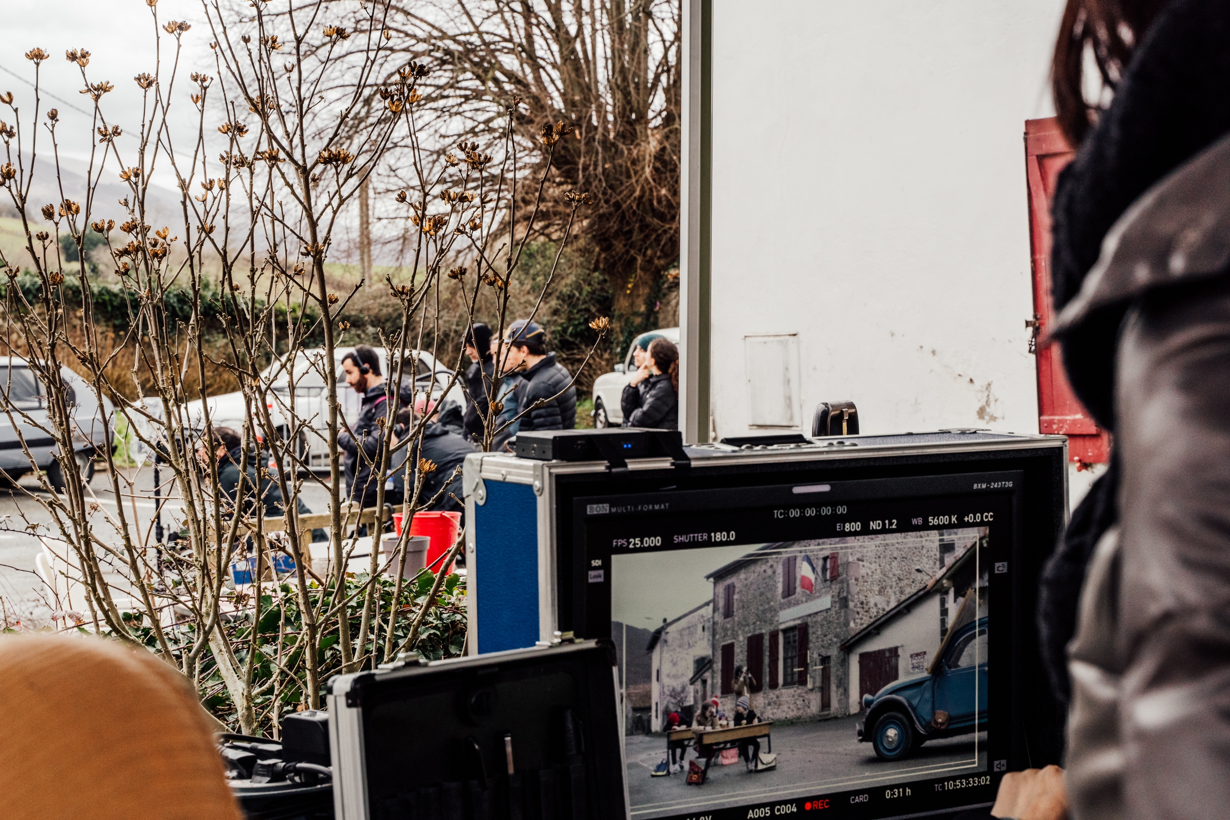 'Bizkarsoro' pelikularen filmaketako irudi bat. BERRIA