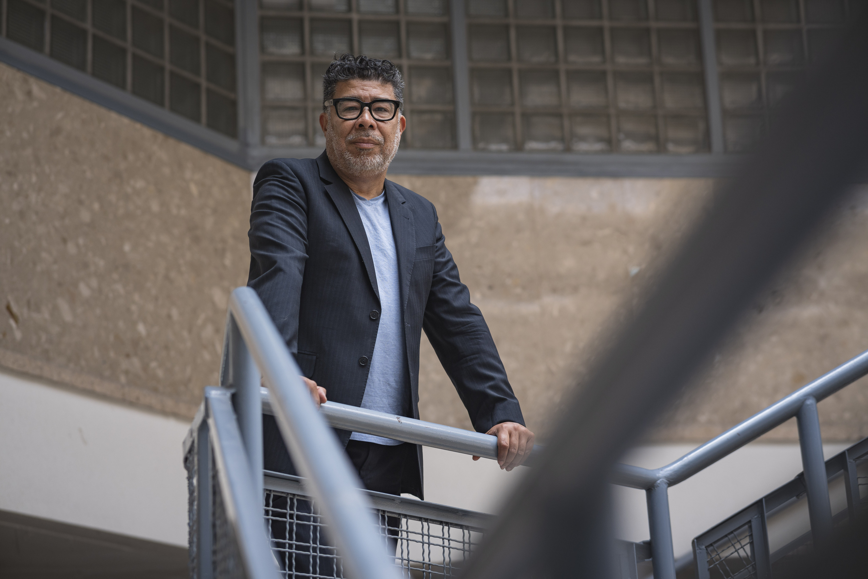 Daniel Chavez, EHUren Bizkaiko campusean, Leioan. ARITZ LOIOLA / FOKU