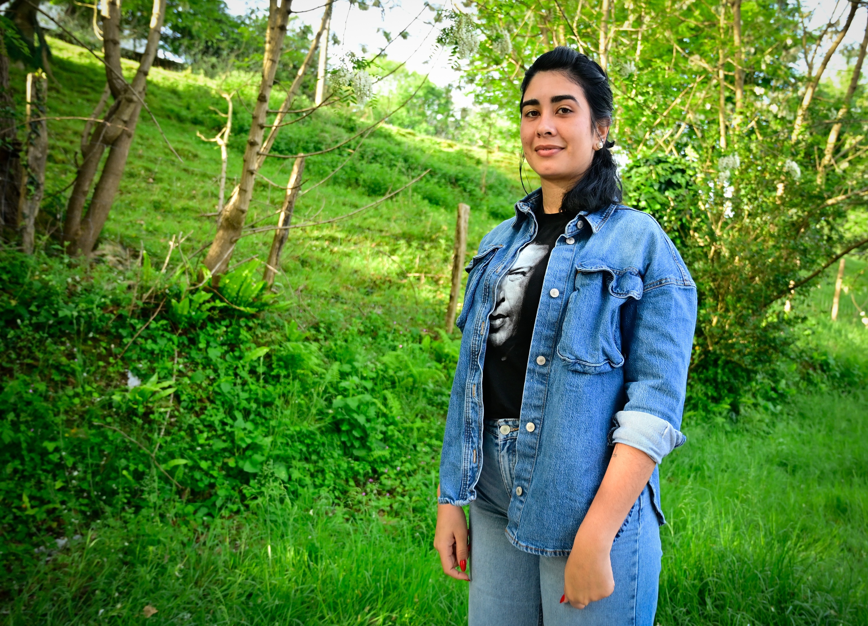 Albanys Montilla, ostegunean, Donostian. GORKA RUBIO / FOKU